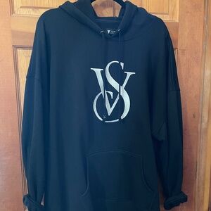 Victoria Secret Hoodie Sweatshirt - Black
